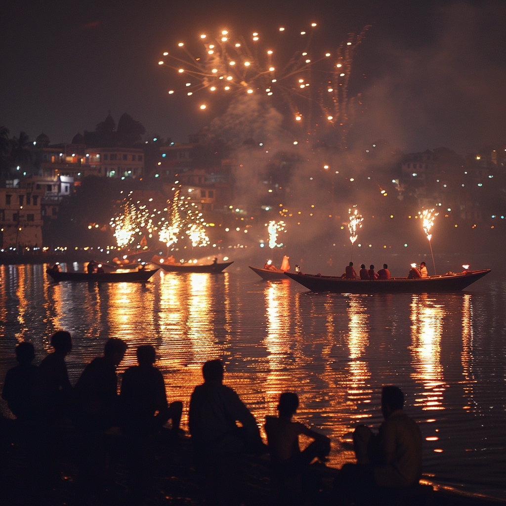 Feuerwerk Großstadt 2 | LED Bild