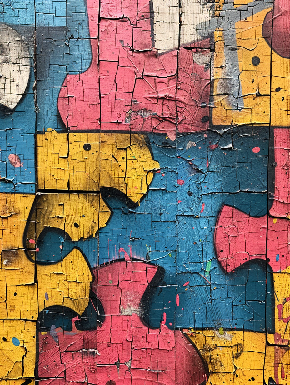 Altes Schild Bunt 2 | LED Bild