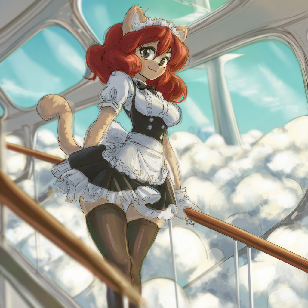 Fuchs Frau Anime 1 | LED Bild