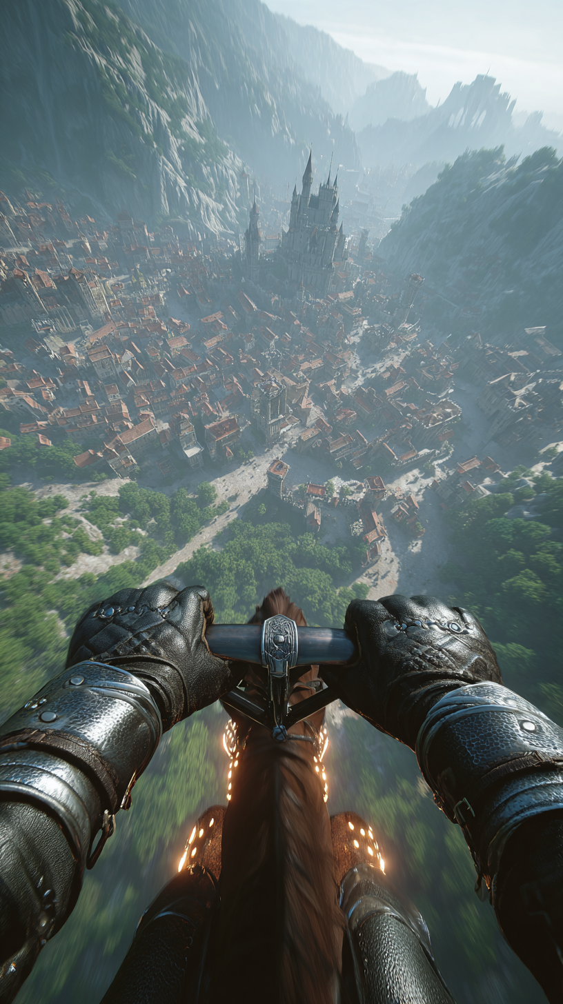 Drachen Reiten 2 | LED Bild