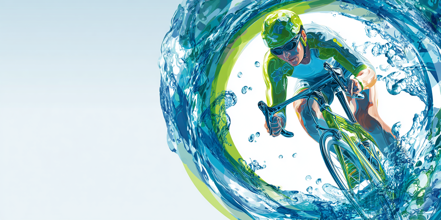 Fahrrad Wasser 2 | LED Bild