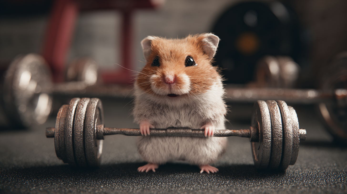 Hamster Hantelbank 1 | LED Bild