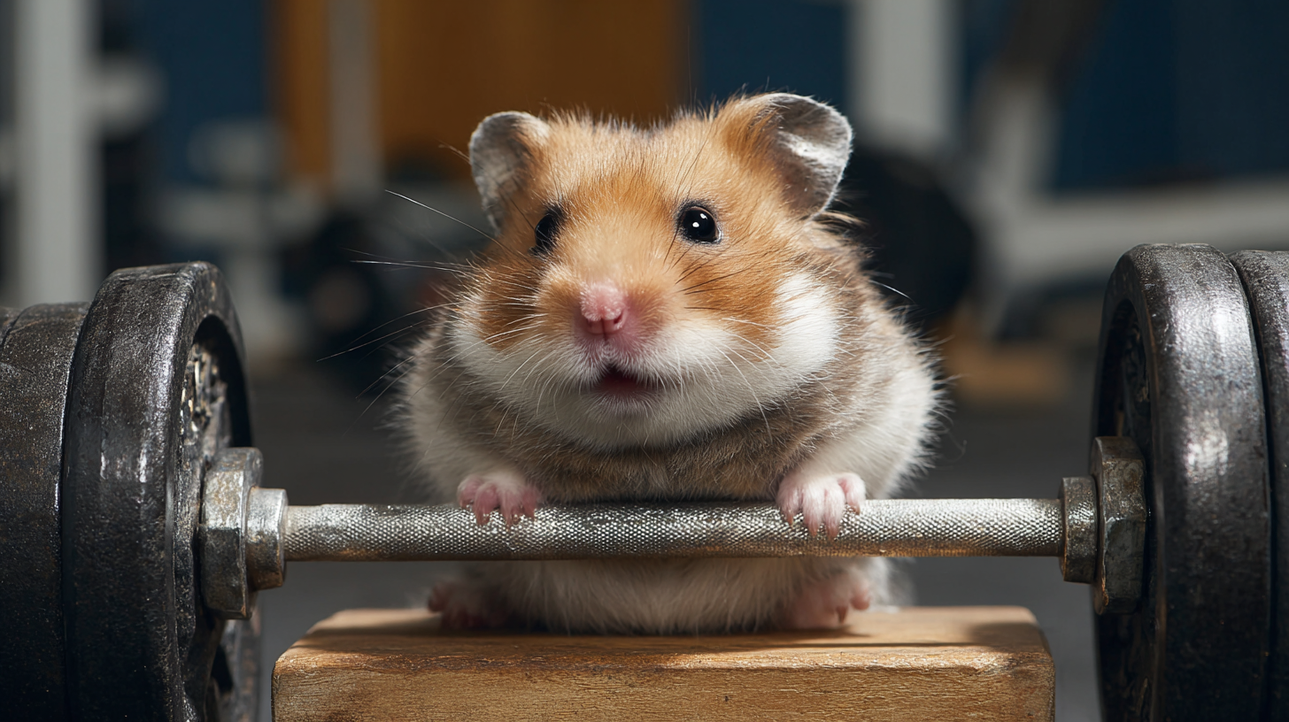 Hamster Hantelbank 3 | LED Bild