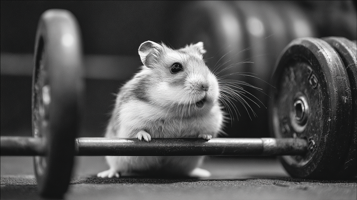 Hamster Hantelbank 4 | LED Bild