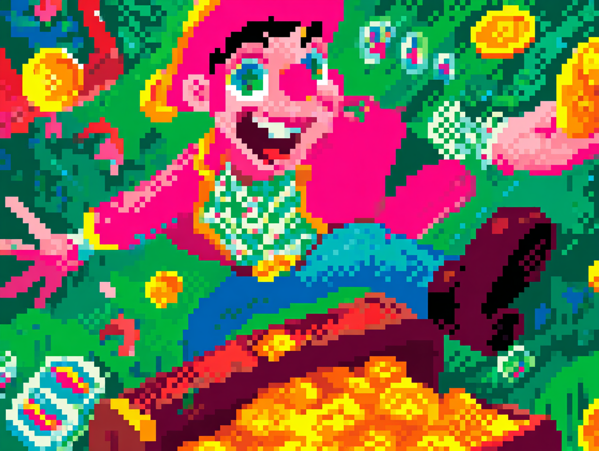 Pixel Bild Fanatsie 1 | LED Bild