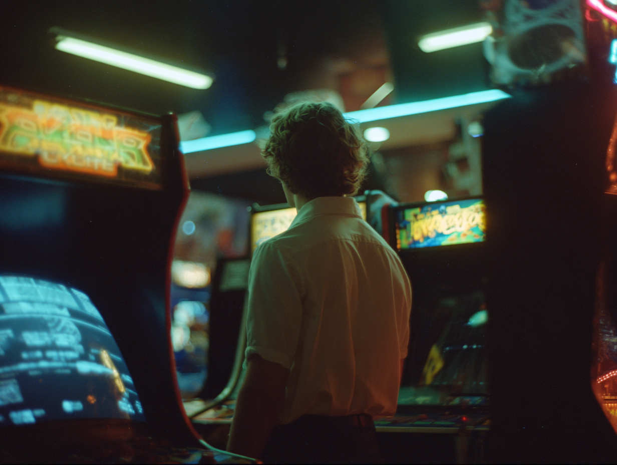 Spielhalle Verschwommen 1 | LED Bild