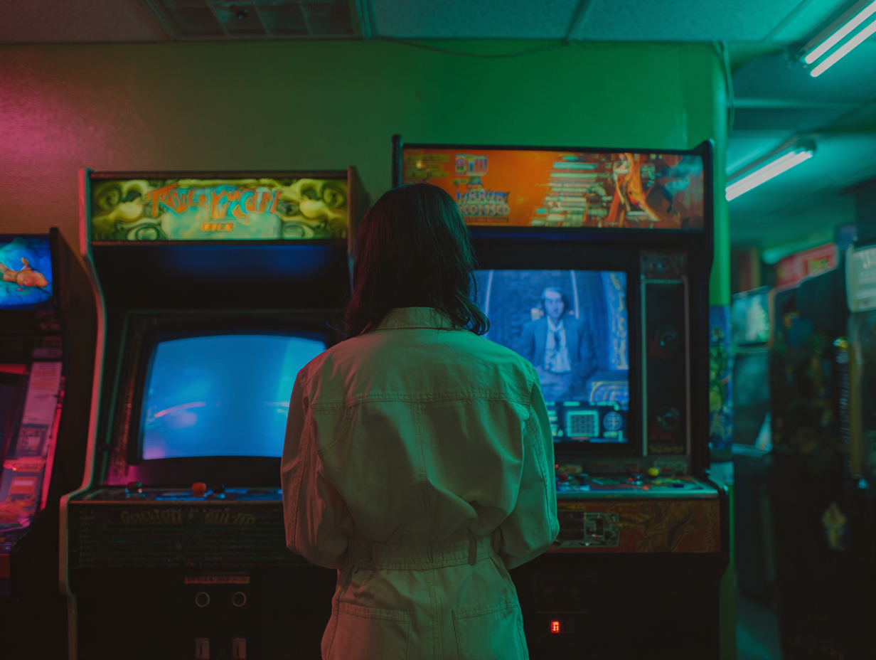 Spielhalle Verschwommen 2 | LED Bild