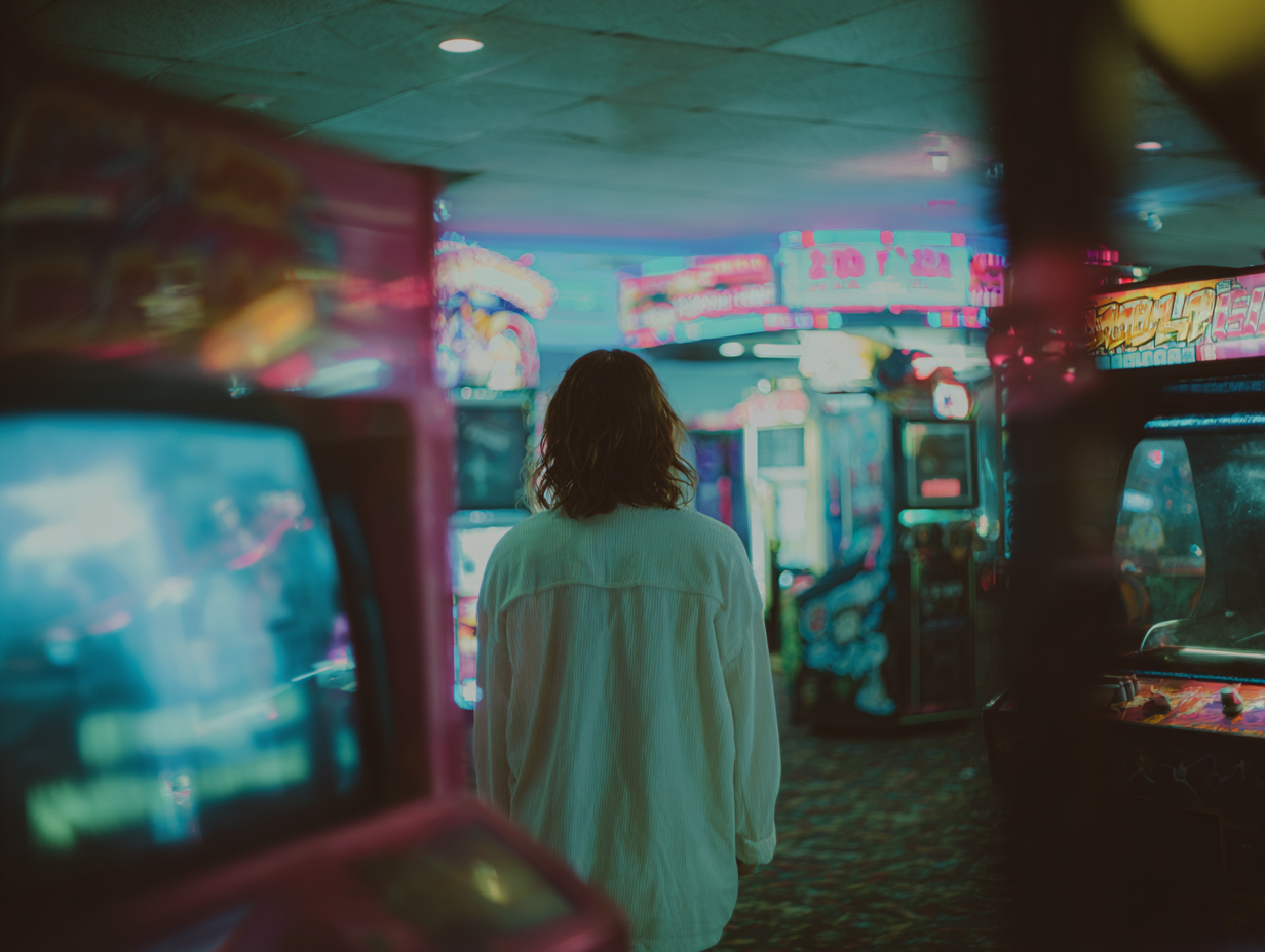 Spielhalle Verschwommen 3 | LED Bild