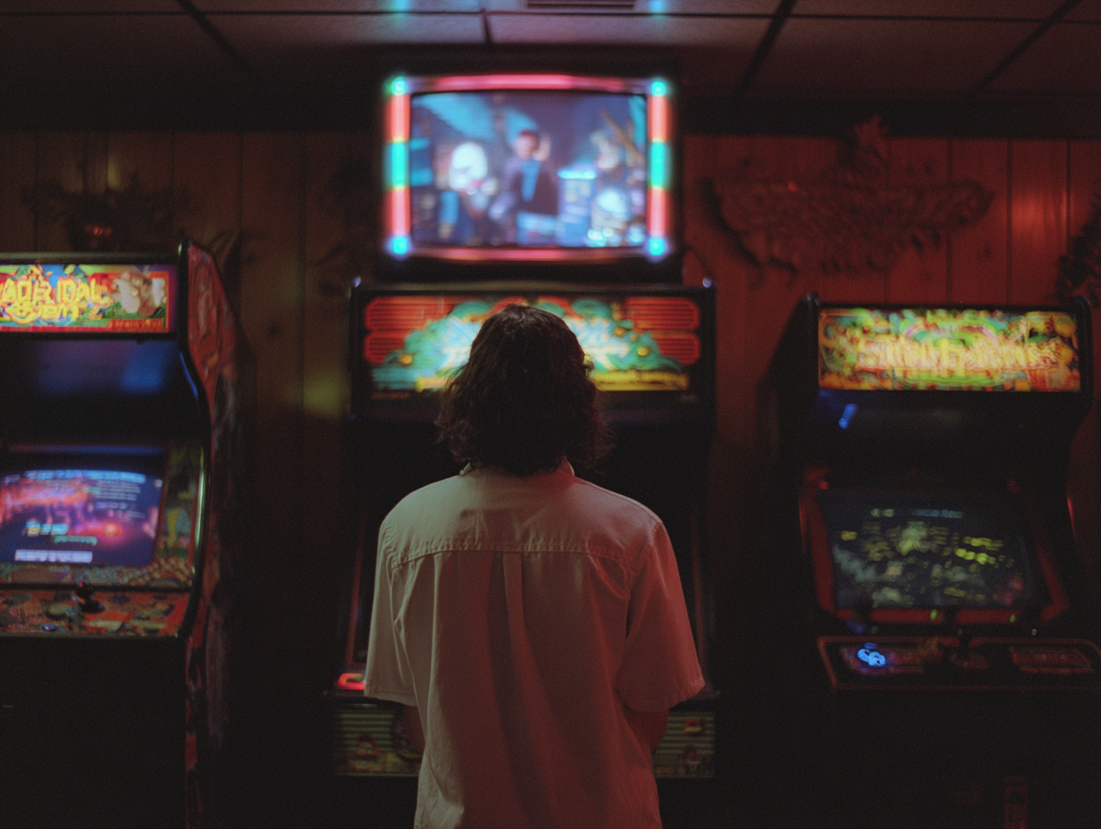 Spielhalle Verschwommen 4 | LED Bild