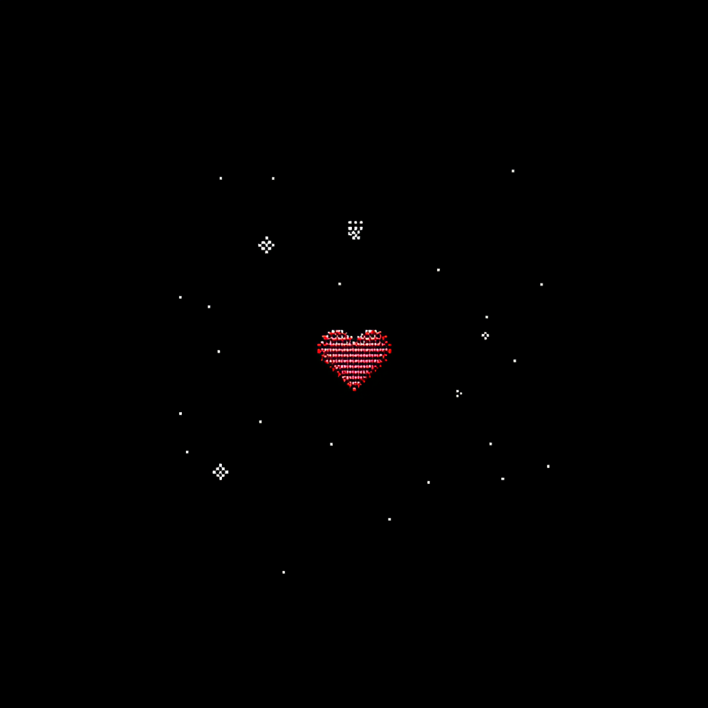 Pixel Herz 2 | LED Bild