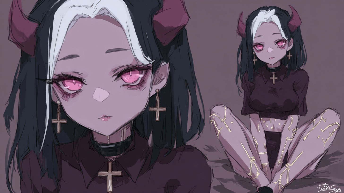 Dämonin Anime 3 | LED Bild