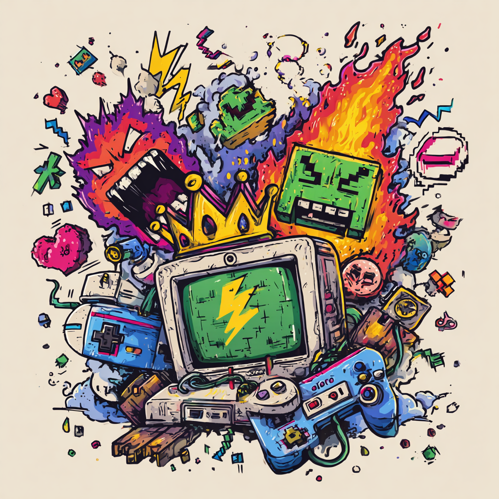 Pixel Comic 2 | LED Bild