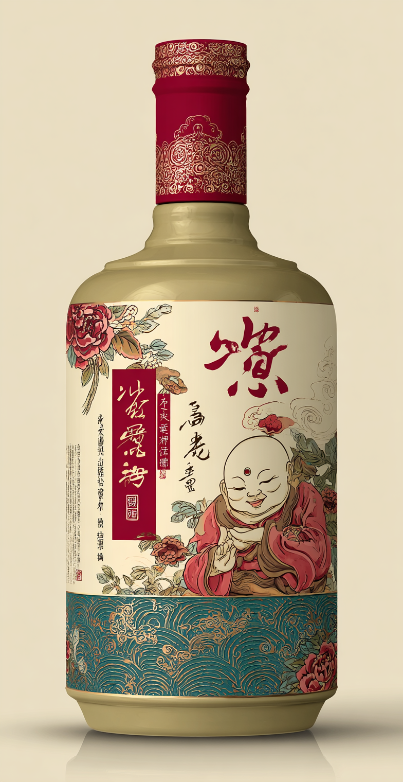 Asiatische Flasche 1 | LED Bild