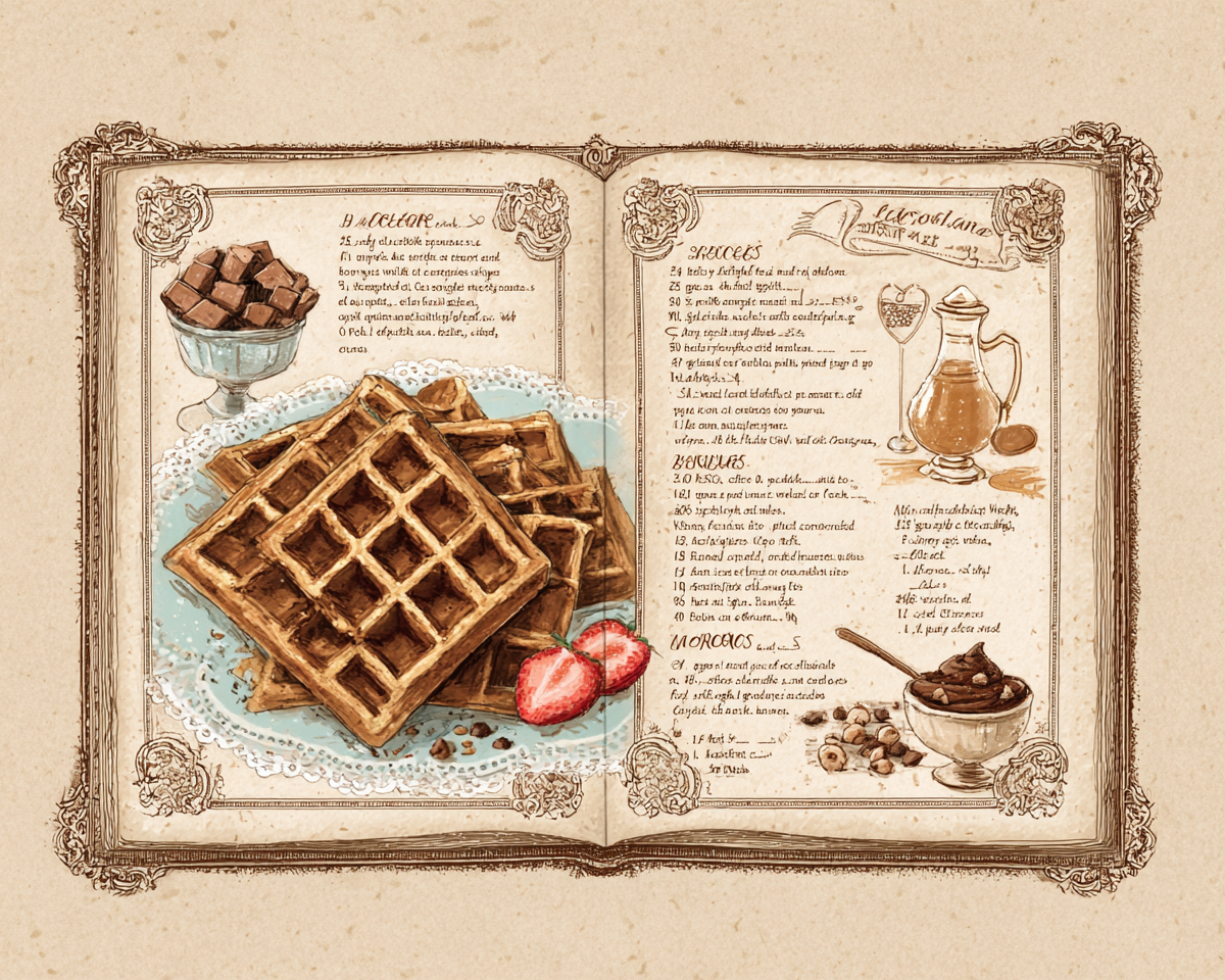 Waffel Illustriert 4 | LED Bild