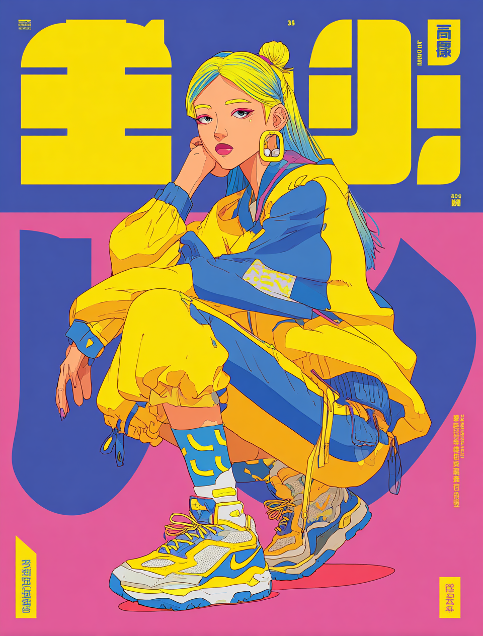 Neon Magazin Anime 1 | LED Bild