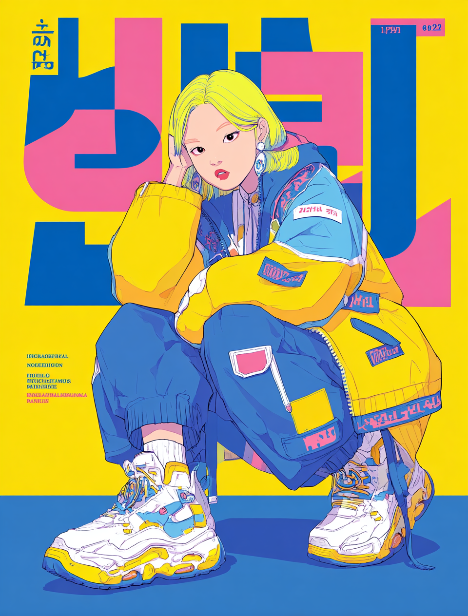 Neon Magazin Anime 2 | LED Bild