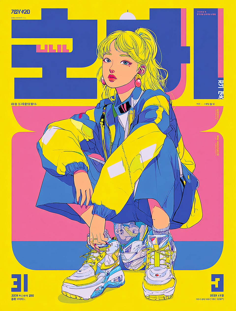 Neon Magazin Anime 3 | LED Bild