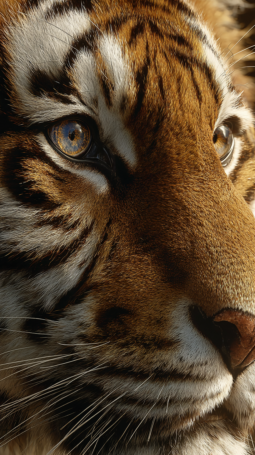 Tiger Auge 1 | LED Bild