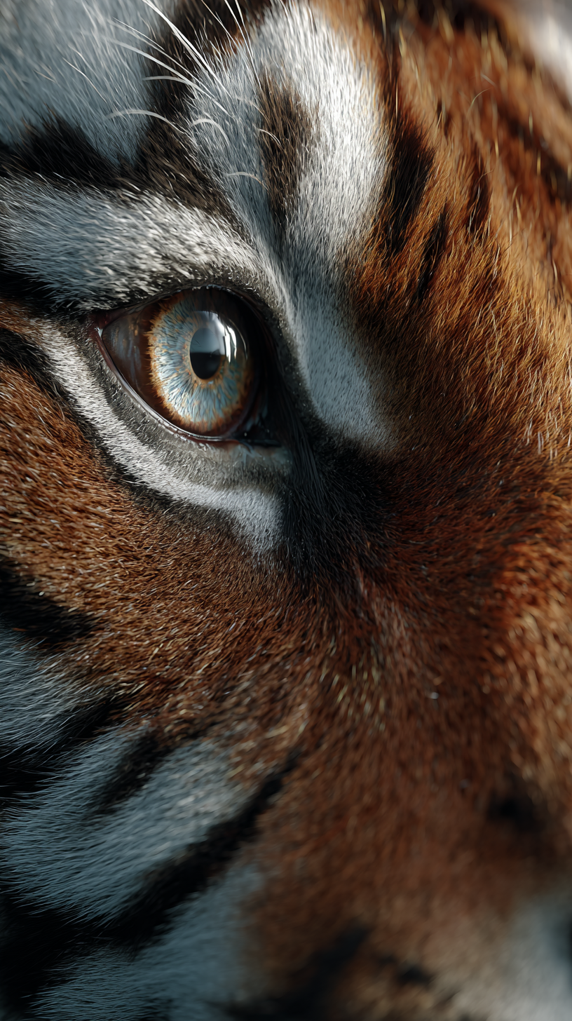 Tiger Auge 2 | LED Bild