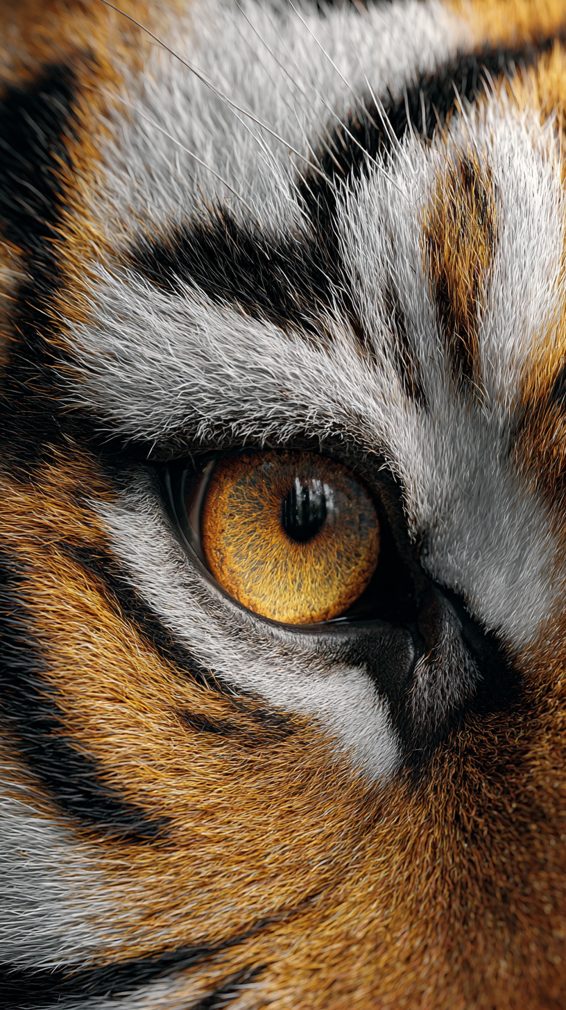 Tiger Auge 3 | LED Bild