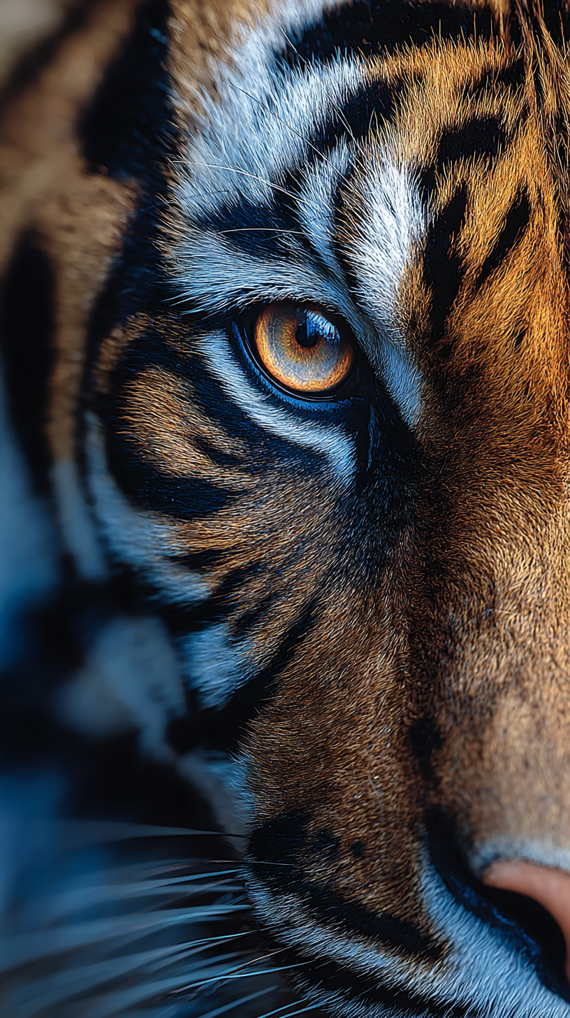 Tiger Auge 4 | LED Bild