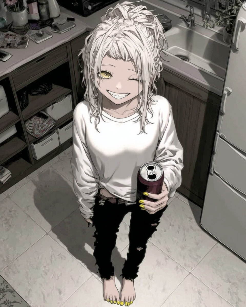 Frau Chaotisch Anime 1 | LED Bild