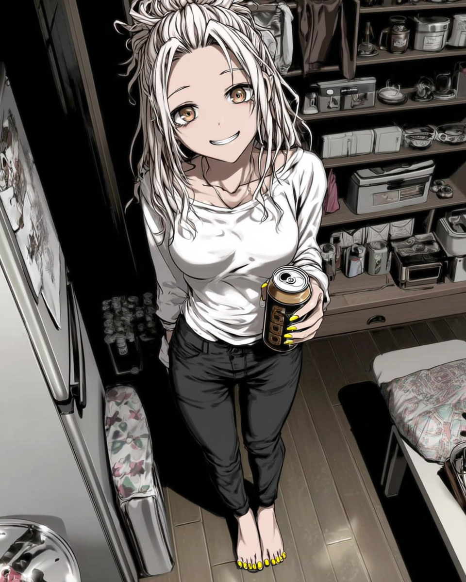 Frau Chaotisch Anime 4 | LED Bild