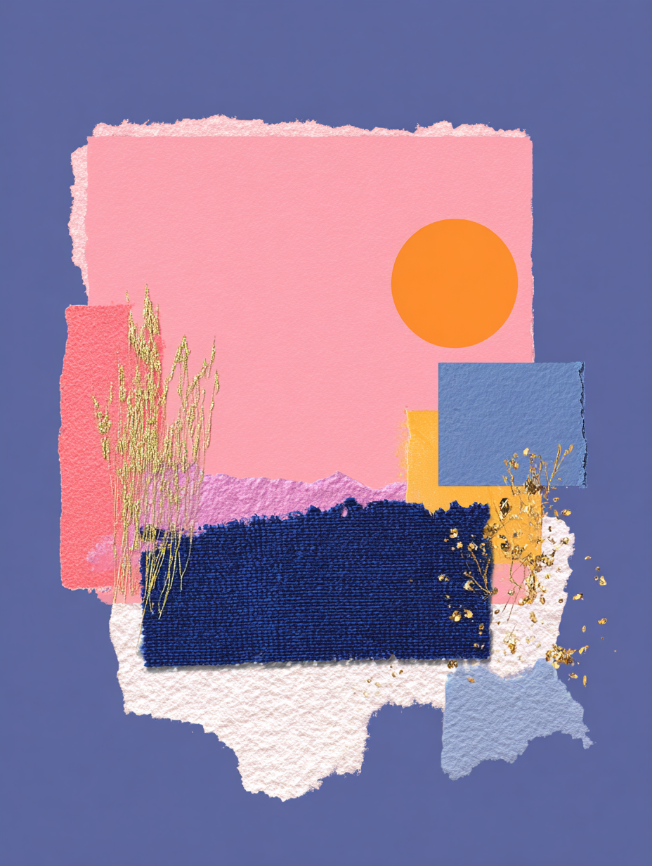 Gemälde Abstrakte Formen 2 | LED Bild