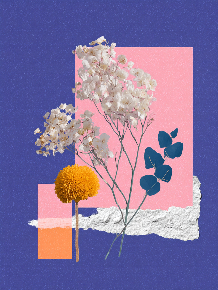 Gemälde Abstrakte Formen 4 | LED Bild