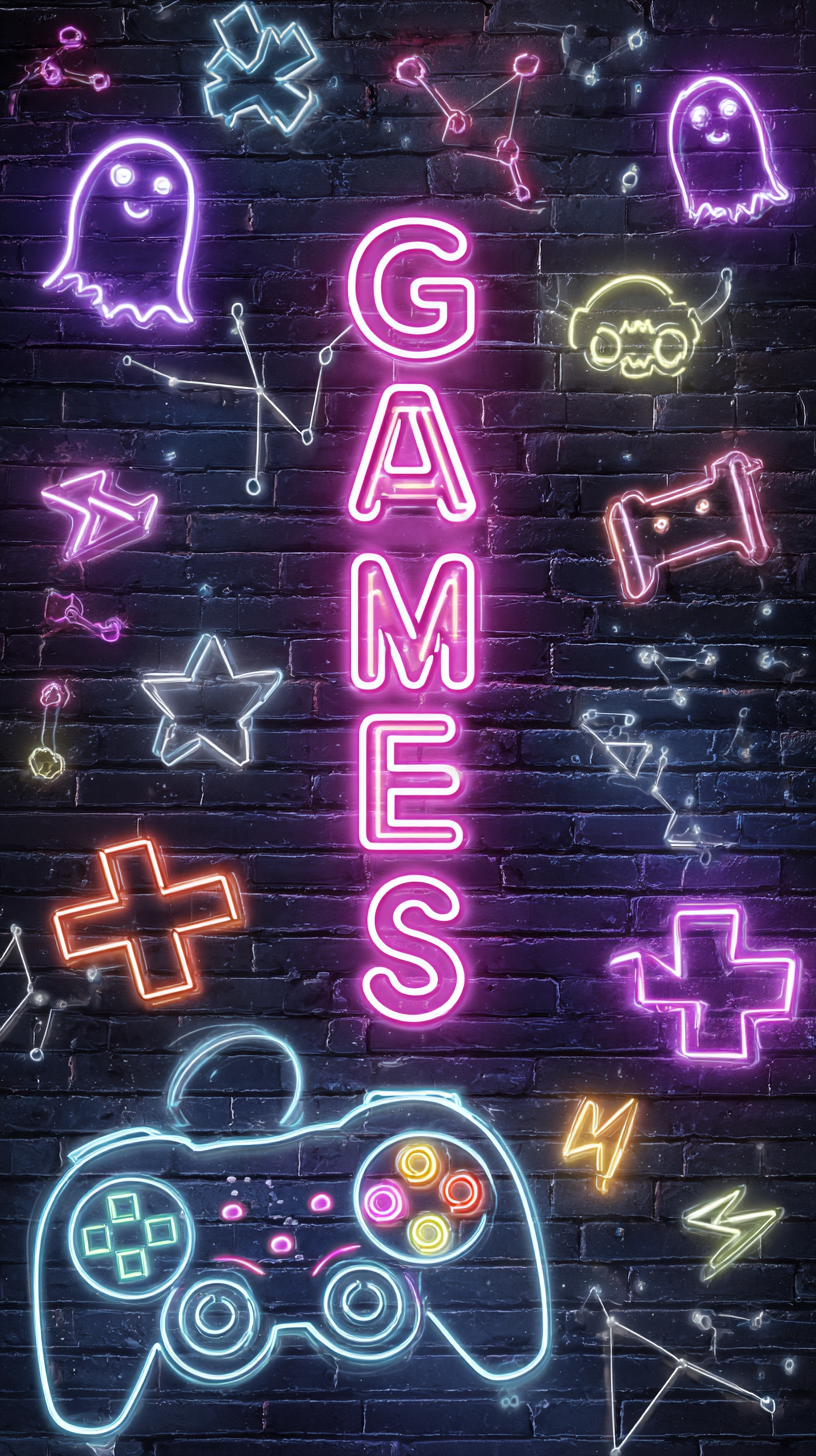 Games Neon Wand 1 | LED Bild