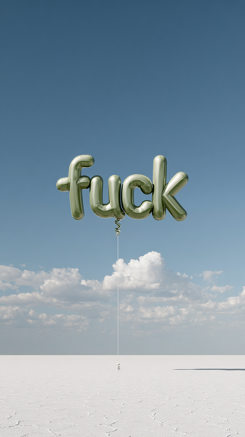 Fuck Luftballon 3 | LED Bild