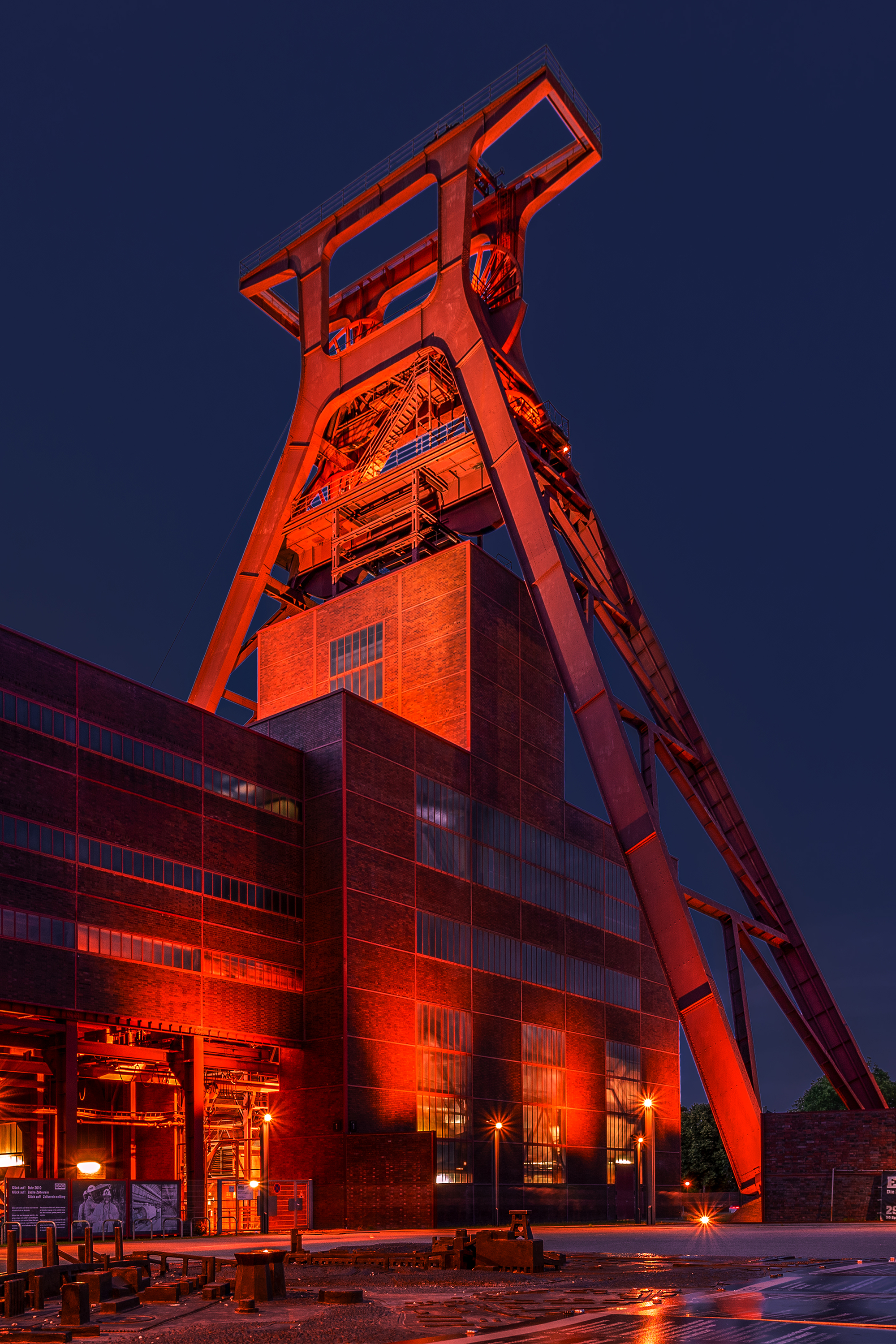 Förderturm Zollverein | Waldemar Pache | LED Bild