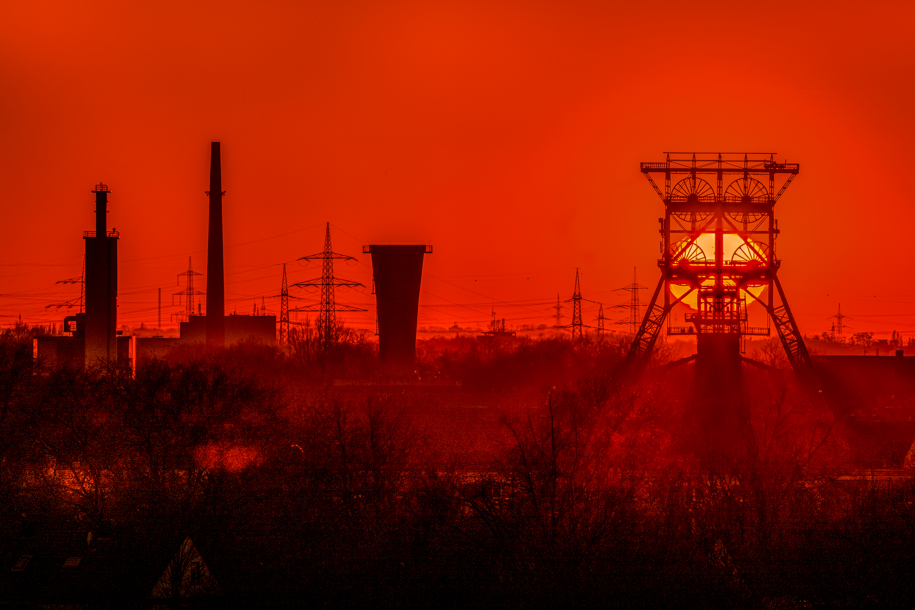 Landschaft Ruhrgebiet Consolidation | Waldemar Pache | LED Bild
