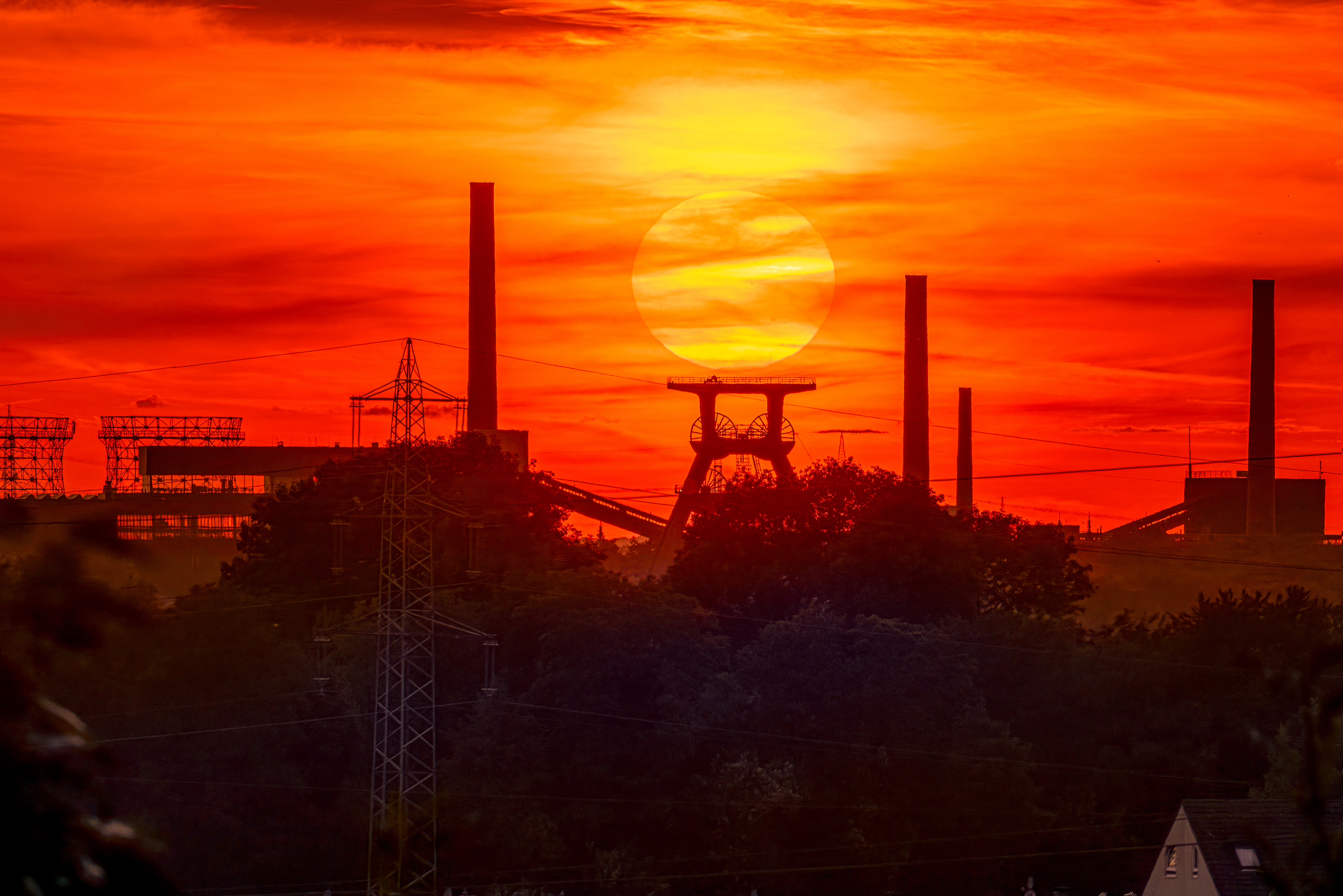 Landschaft Ruhrgebiet Zollverein | Waldemar Pache | LED Bild