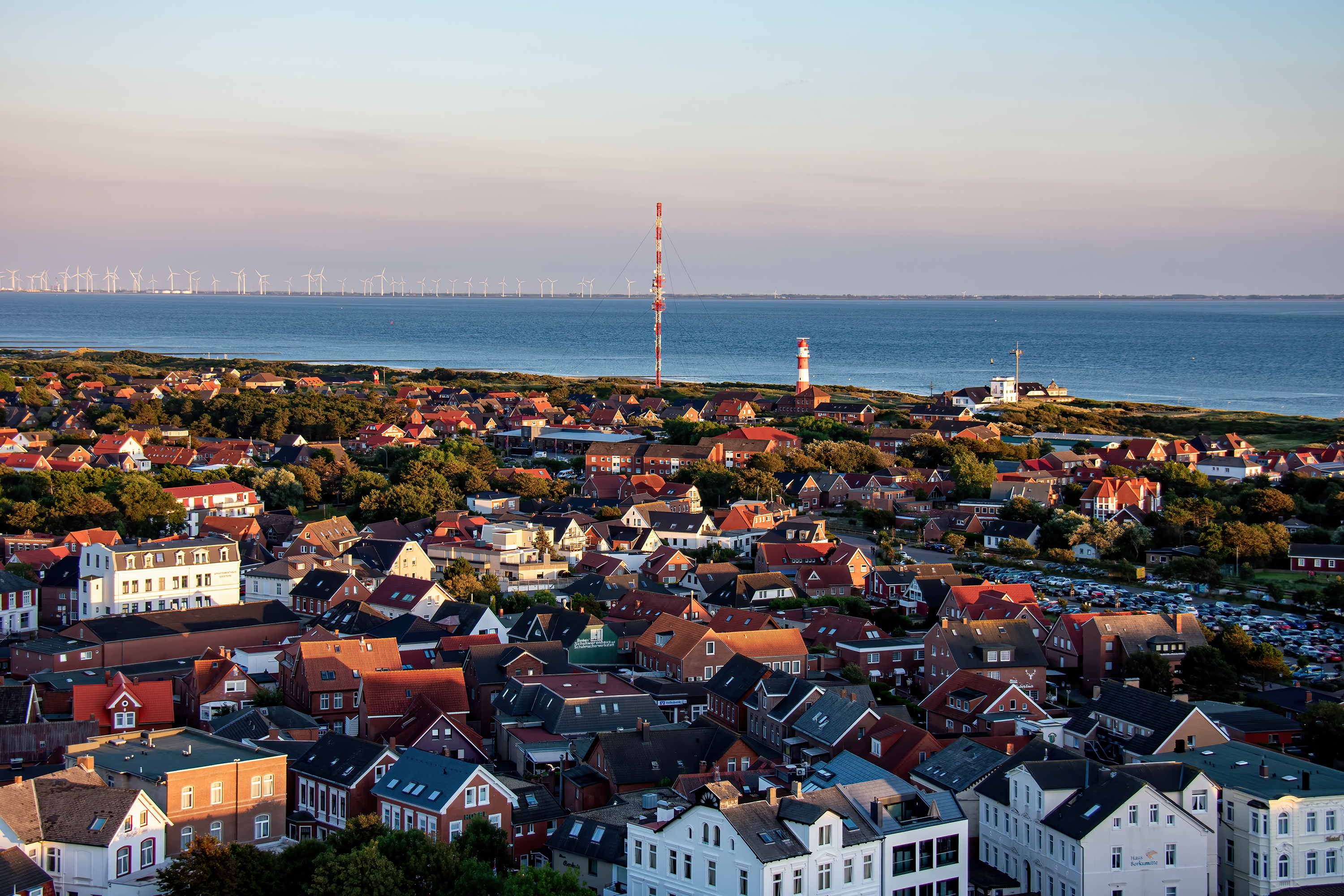 Borkum von oben | Daniel Wilms | LED Bild
