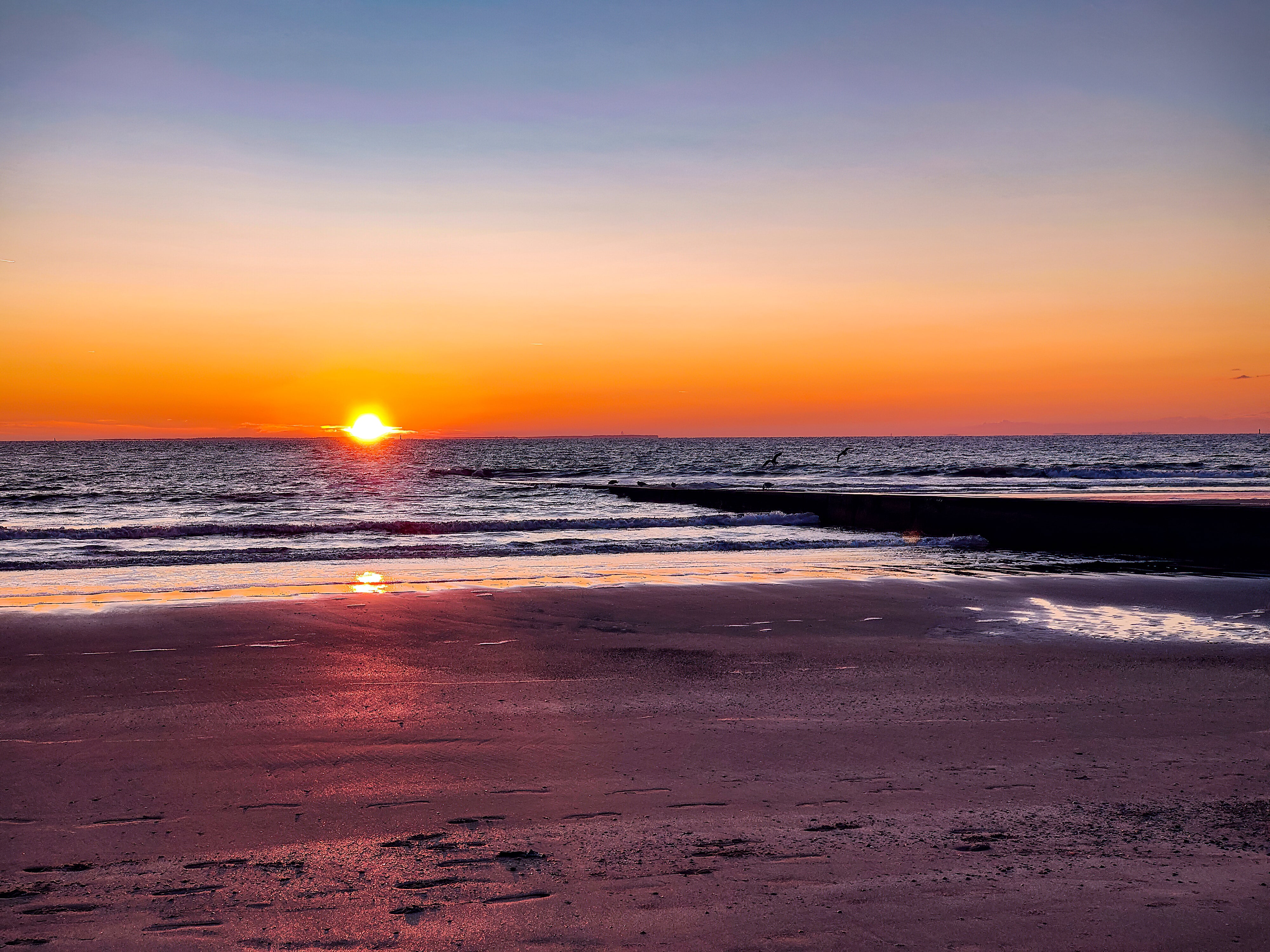 Buhne im Sonnenuntergang | Daniel Wilms | LED Bild