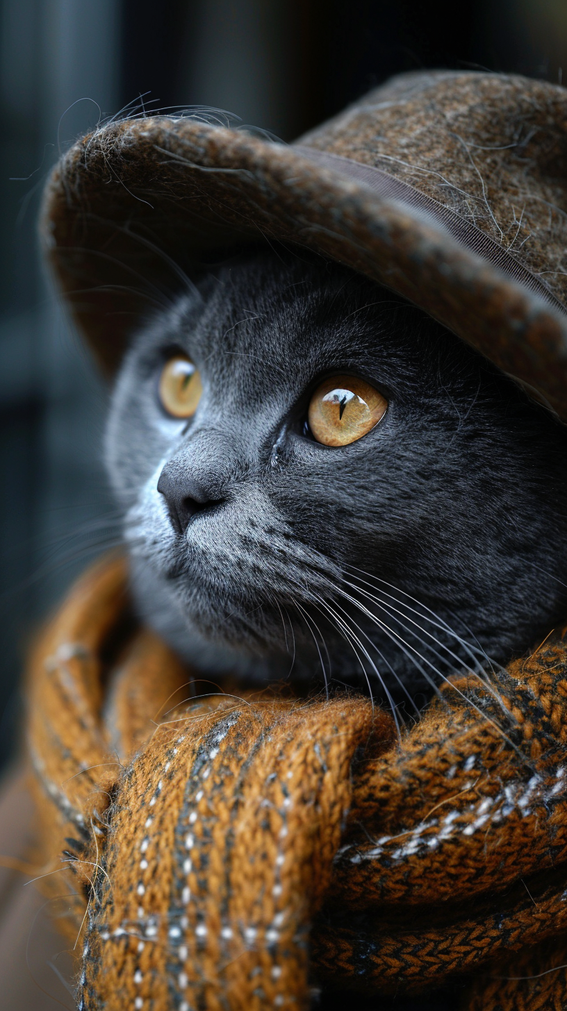 Katze Elegant 2 | LED Bild