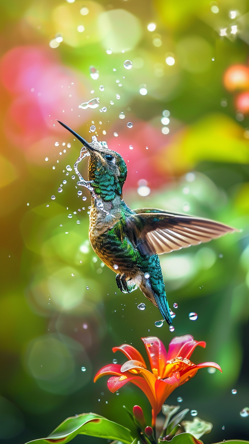 Kolibri Fotografie 3 | LED Bild