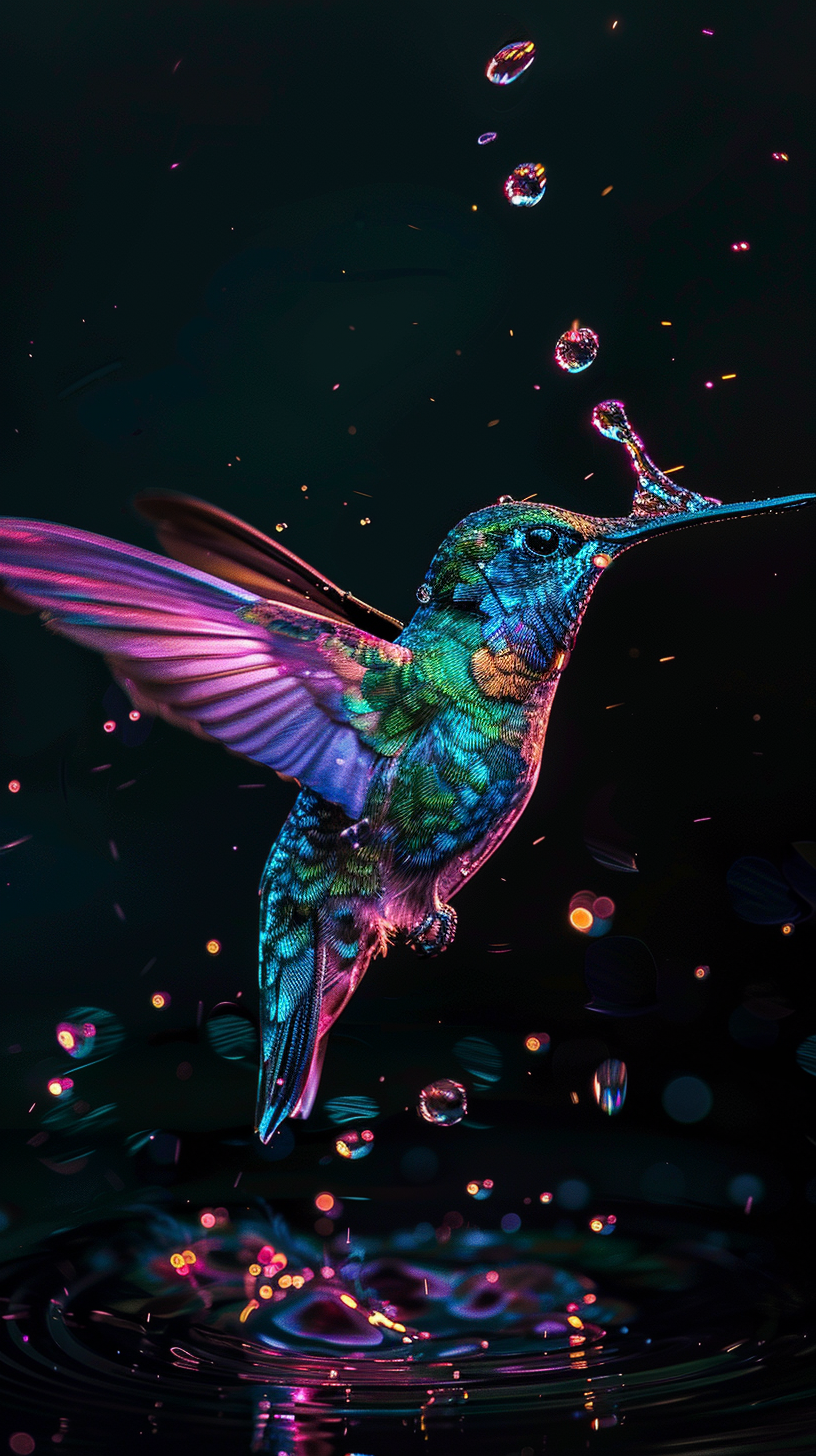 Kolibri Fotografie 4 | LED Bild