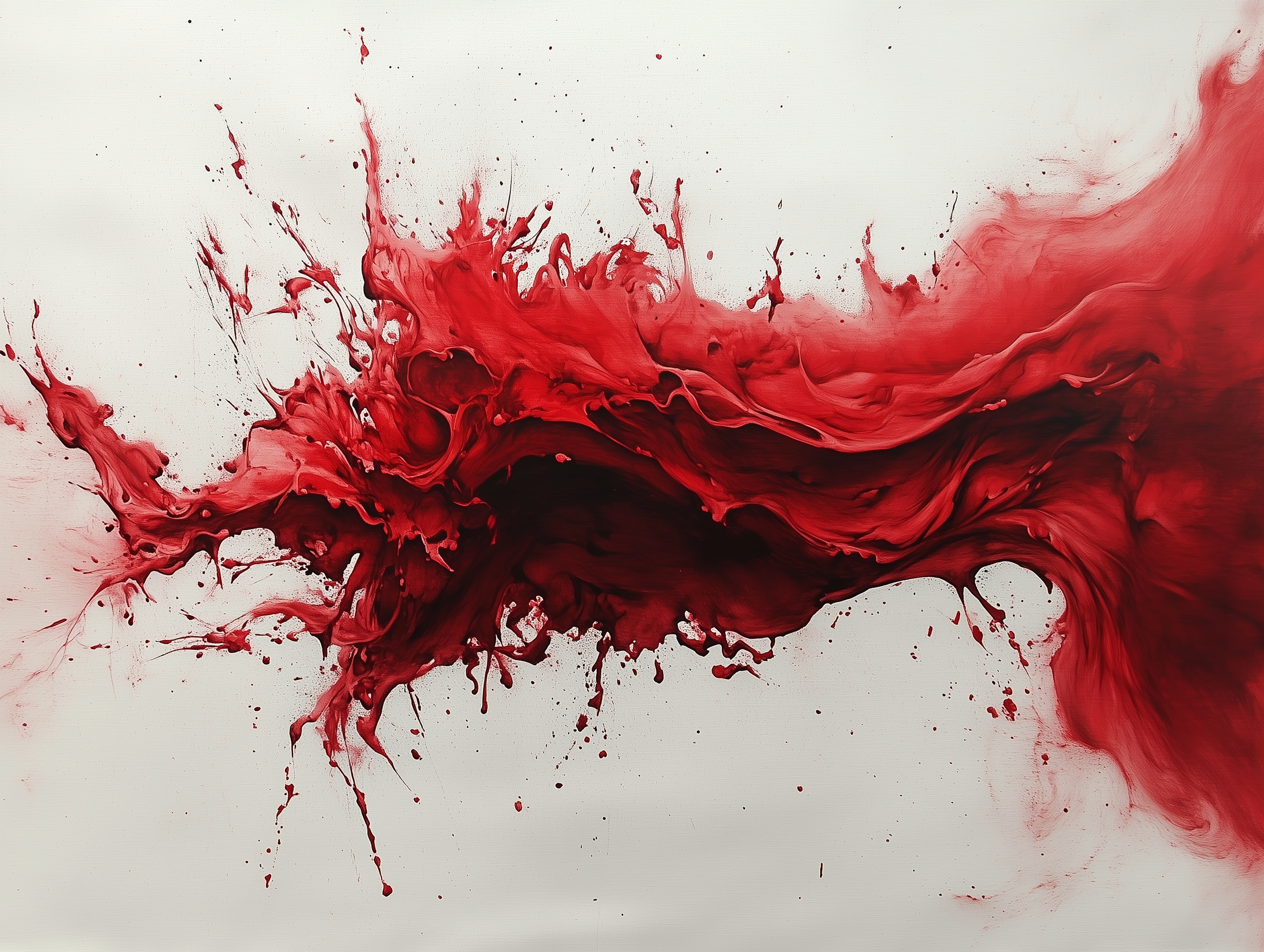 Dynamische Rote Tinte | LED Bild