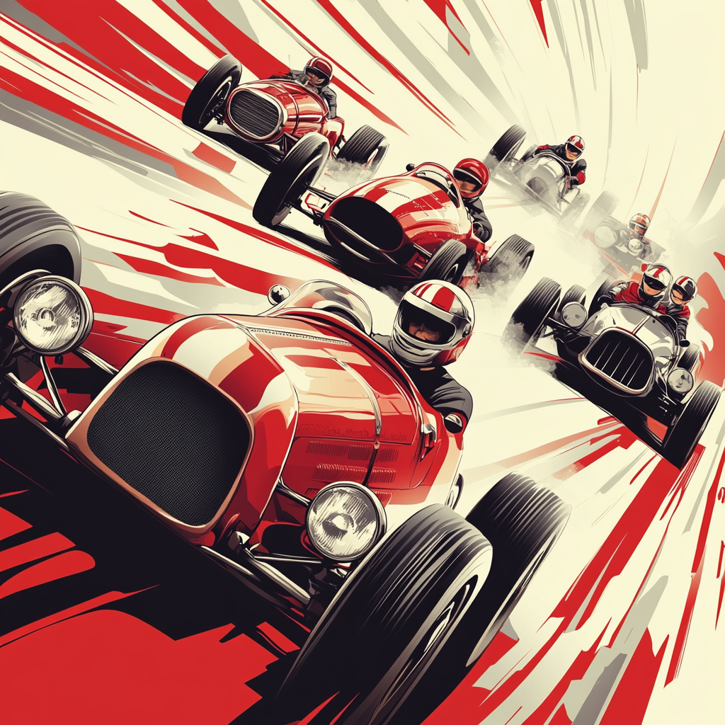 Rally Illustration | LED Bild