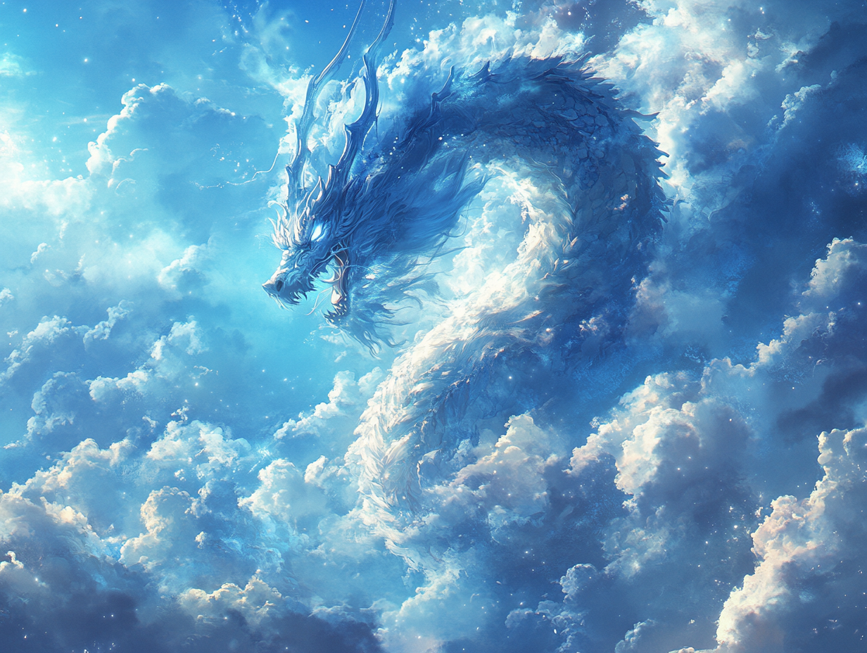 Wolken Drache 1 | LED Bild