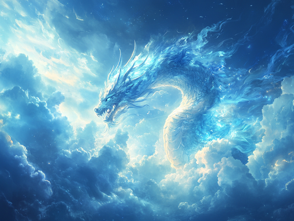 Wolken Drache 3 | LED Bild