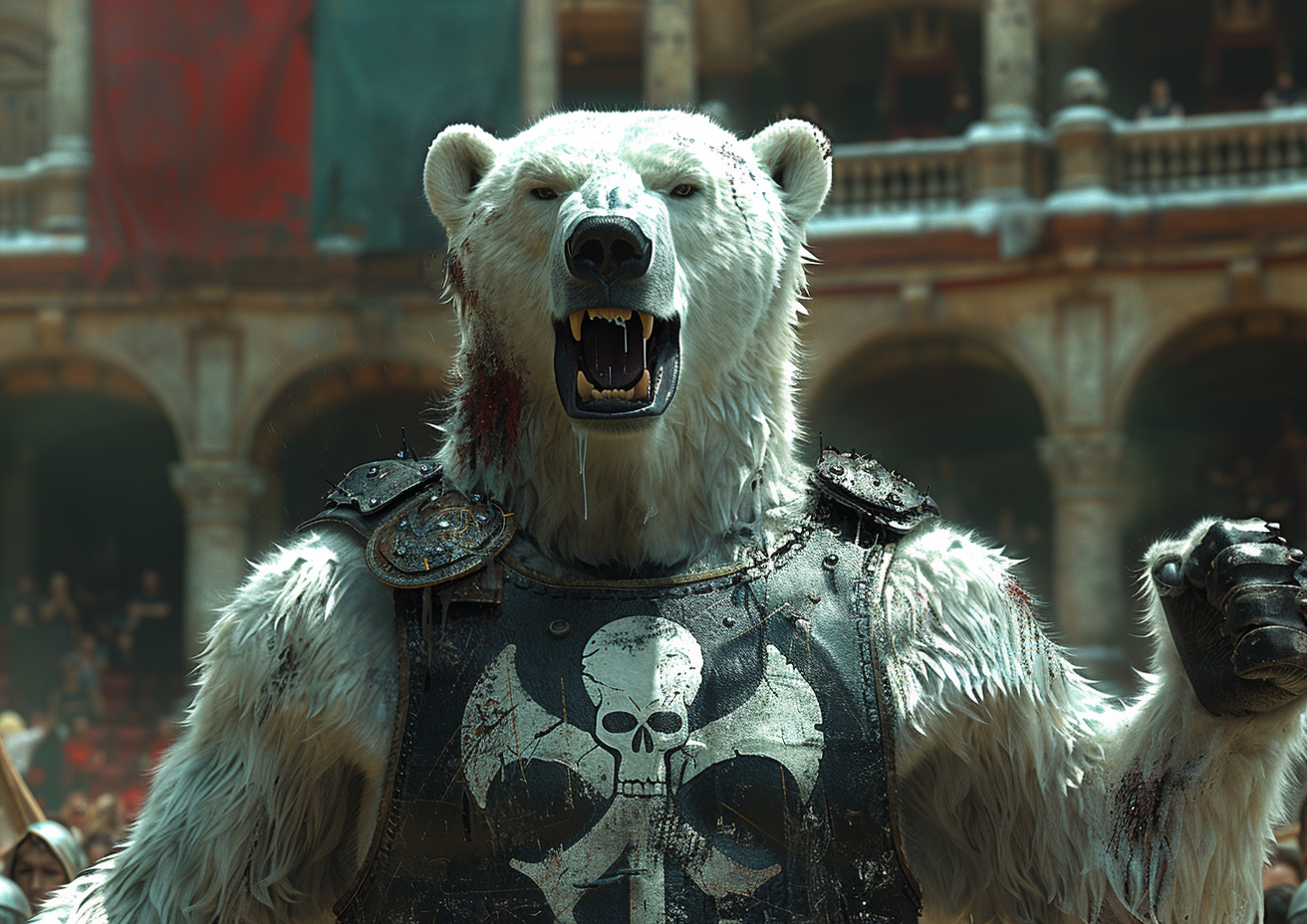 Eisbärkrieger 2 | LED Bild