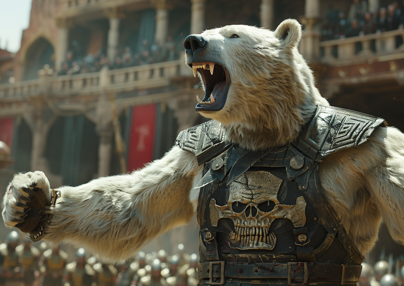 Eisbärkrieger 4 | LED Bild