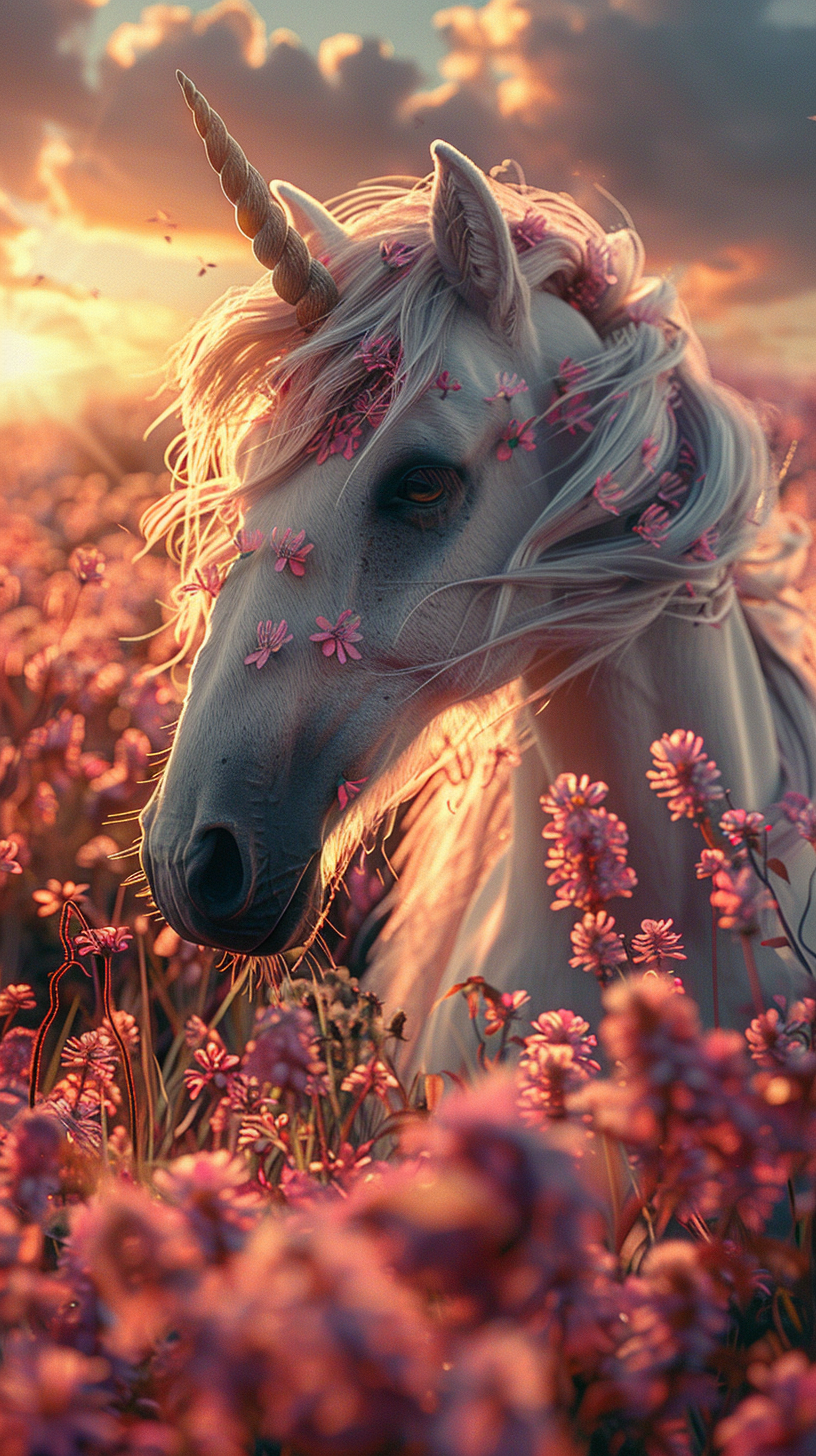 Einhorn Illustriert 1 | LED Bild