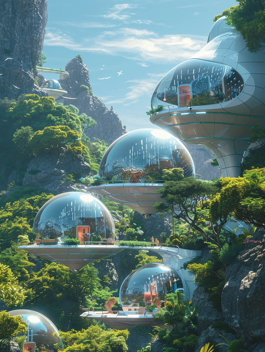 Futuristische Stadt 1 | LED Bild