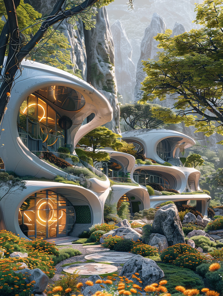 Futuristische Stadt 4 | LED Bild