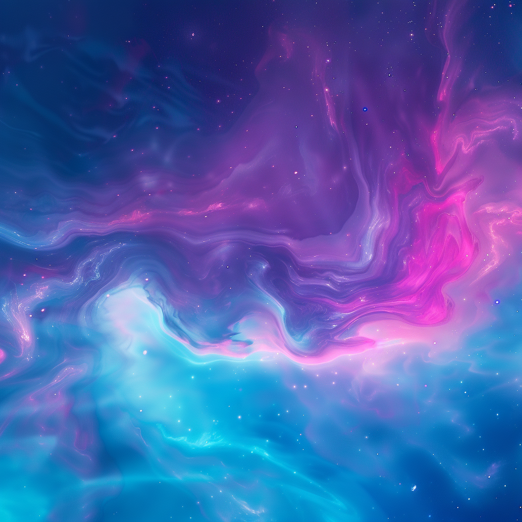 Bunte Galaxie Illustration 3 | LED Bild