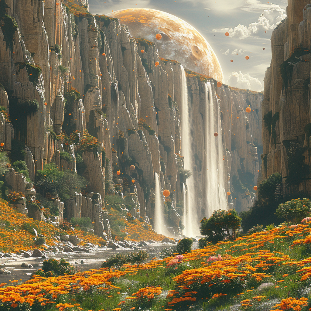 Utopische Stadt 8 | LED Bild